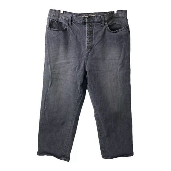 Womens 34 X 26 Straight Leg Jeans Universal Threds Grey Vintage Straight Pockets - Picture 1 of 14